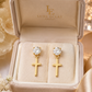 Elegant Cross Earrings