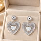 Silver Heart Earrings