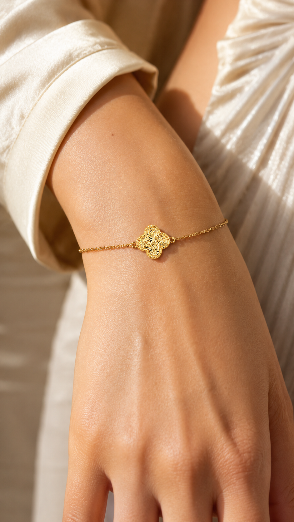 Four-Leaf Clover Bracelet