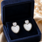 Pearl Heart Earrings