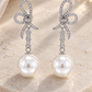 Ribbon Bow Drop Earrings