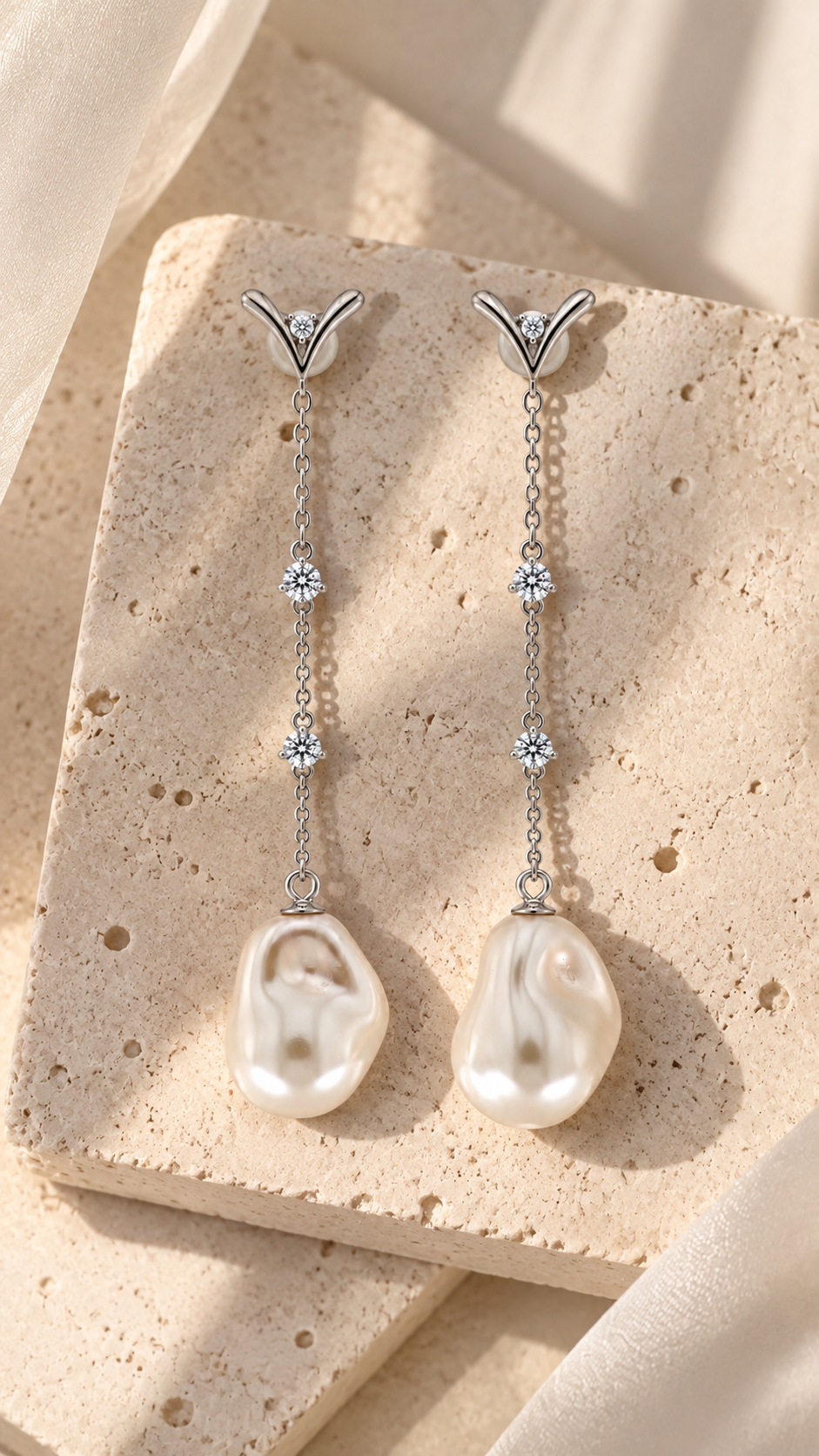 Baroque Pearl Earrings