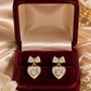 Bow & Heart Earrings