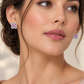 Silver Pink Earrings