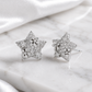 Silver-Tone Star Earrings