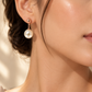 Silver Pearl Earrings