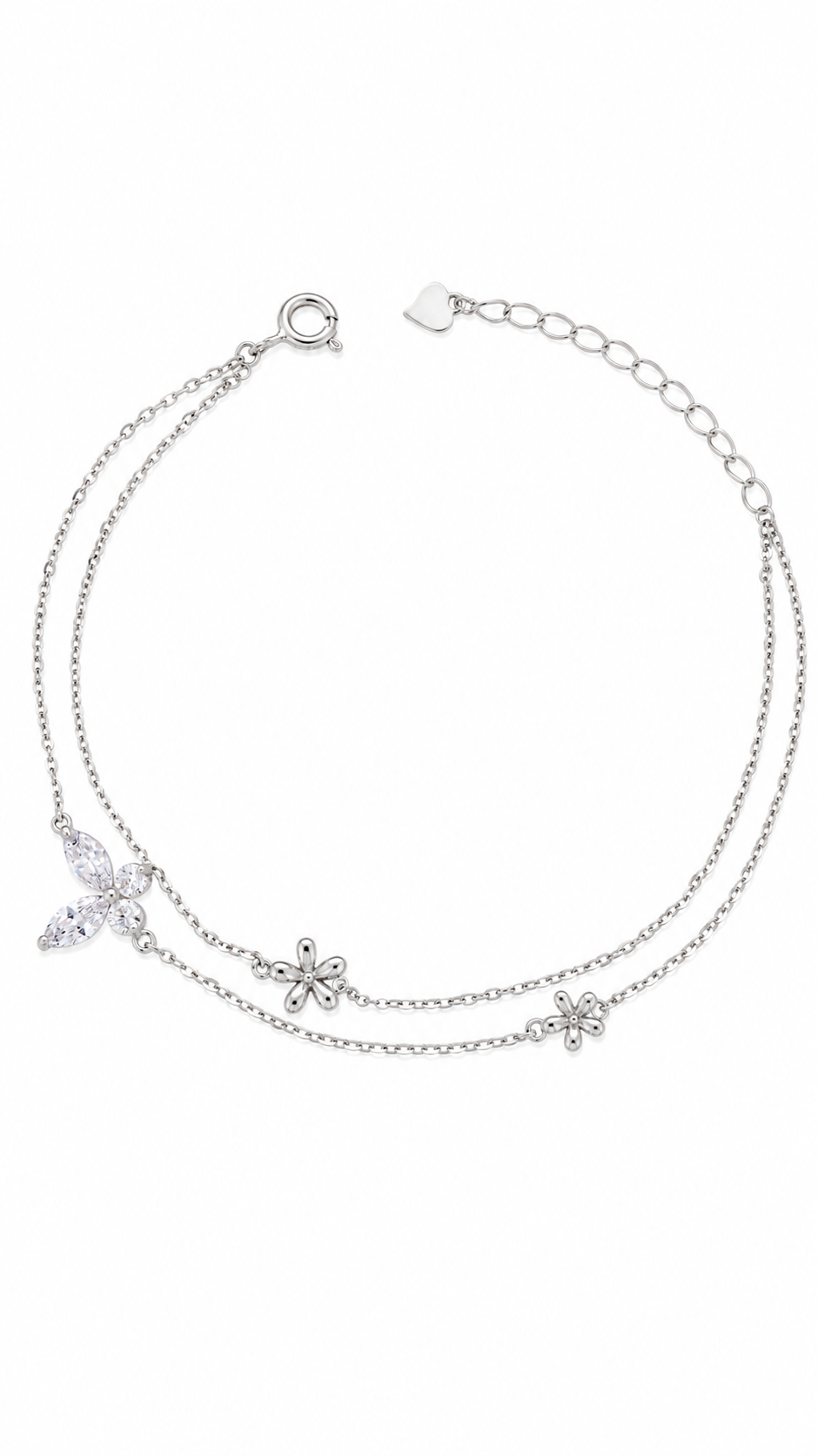Double-Layer Butterfly Bracelet