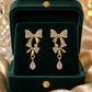 Bow Teardrop Earrings