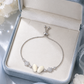 White Butterfly Adjustable Bracelet
