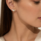 Gold Pearl Earrings