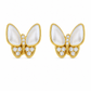 Pearl Butterfly Earrings