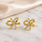 Bow & Floral Earrings