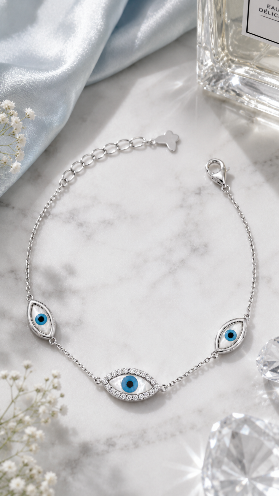 Triple Evil Eye Bracelet