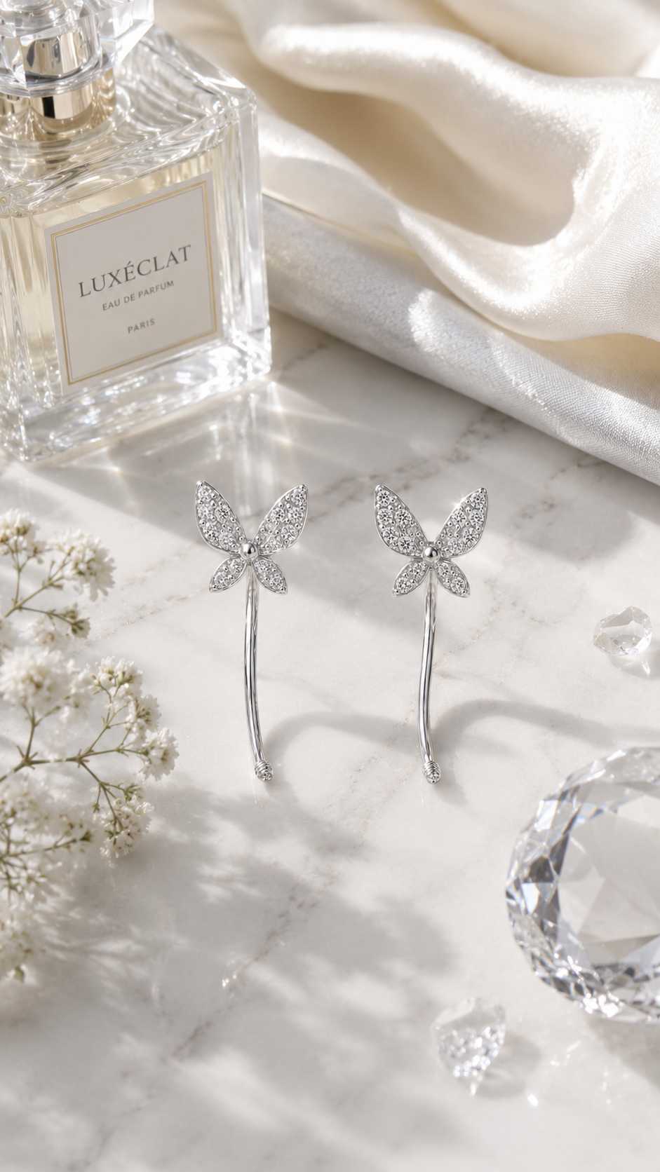 Butterfly Threader Earrings