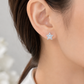 Floral Snowflake Earrings