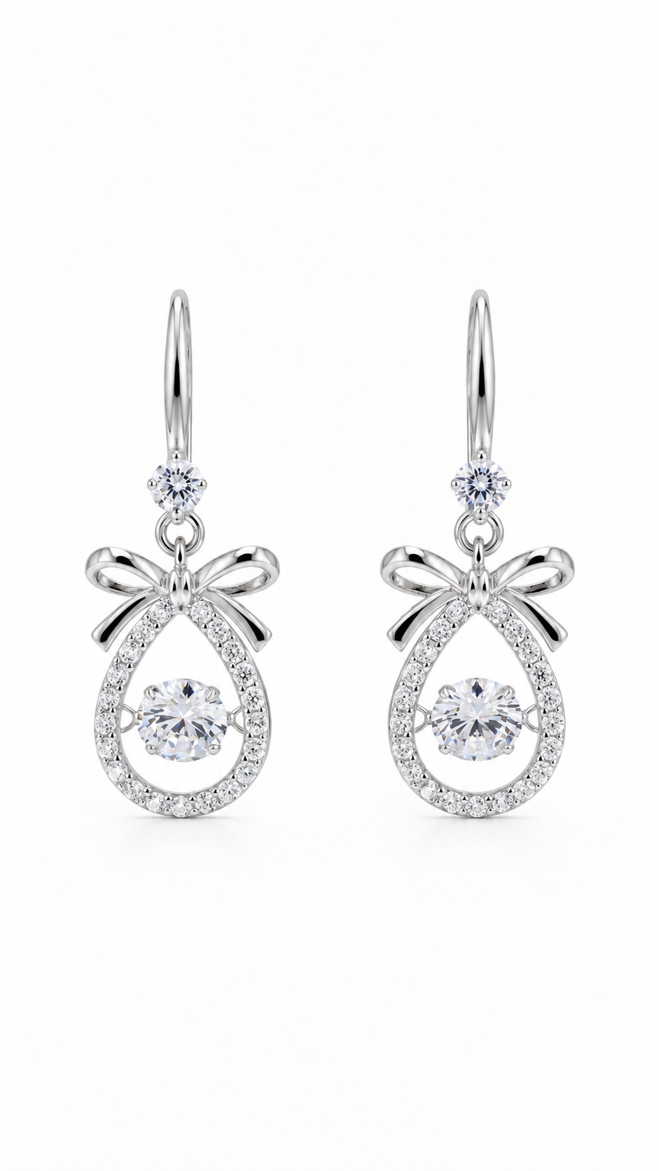 Bow Teardrop Earrings