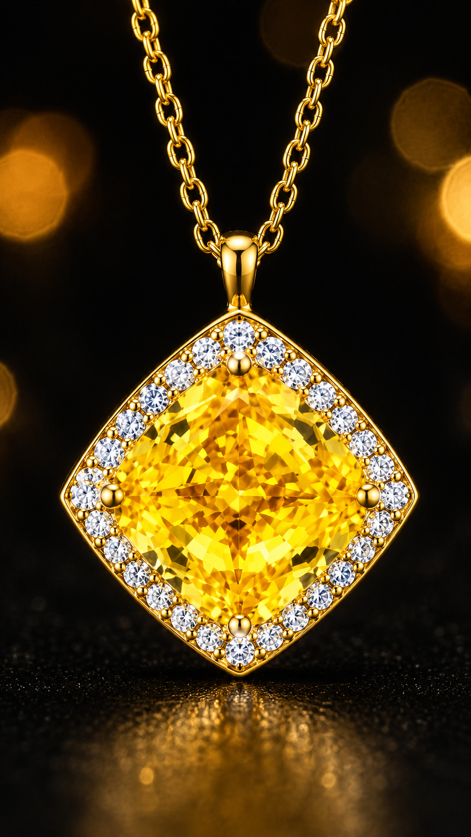 Sunshine Crystal Pendant