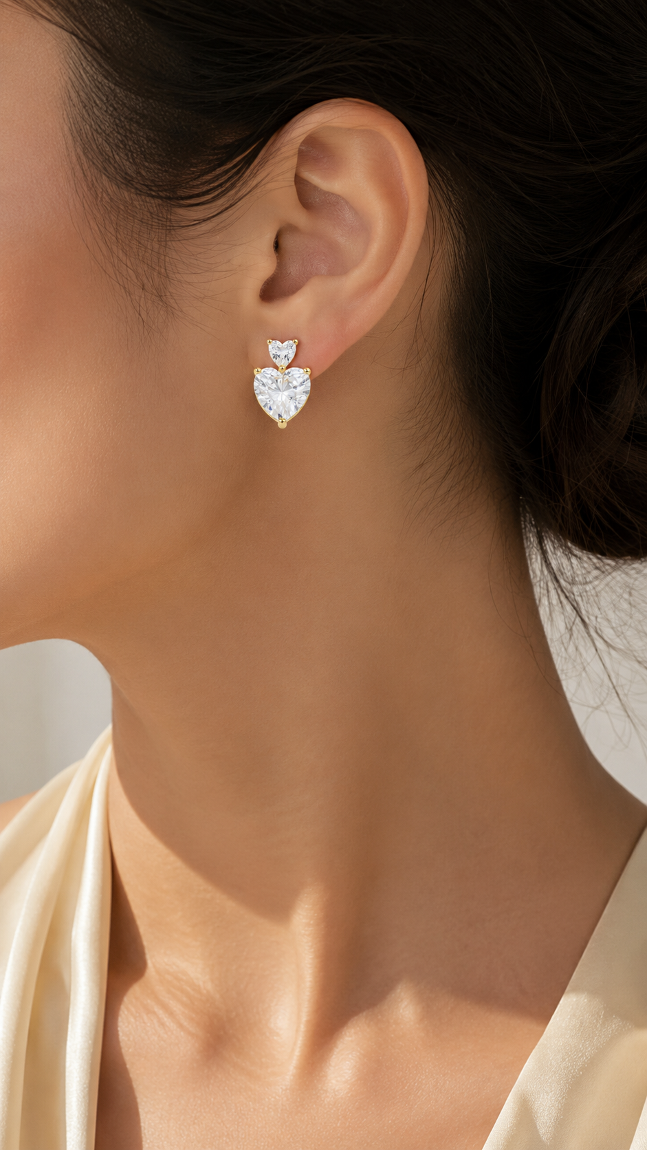 Double Heart Earrings