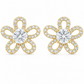 Open Petal Earrings