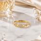 Elegant Gold Heart CZ Open Heart Adjustable Bangle Bracelet for Women