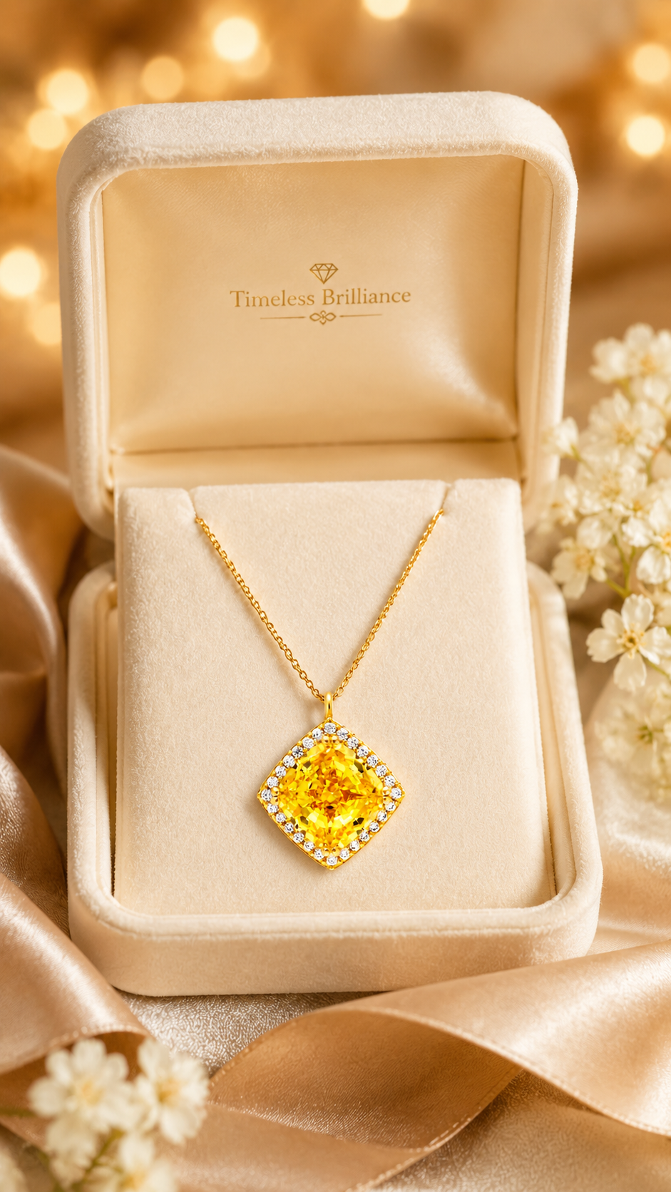 Sunshine Crystal Pendant