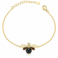 Pearl Bee Charm Bracelet