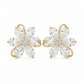 Floral Pear-Cut Earrings