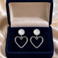 Pearl Heart Earrings
