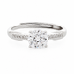 Round Solitaire Adjustable Ring