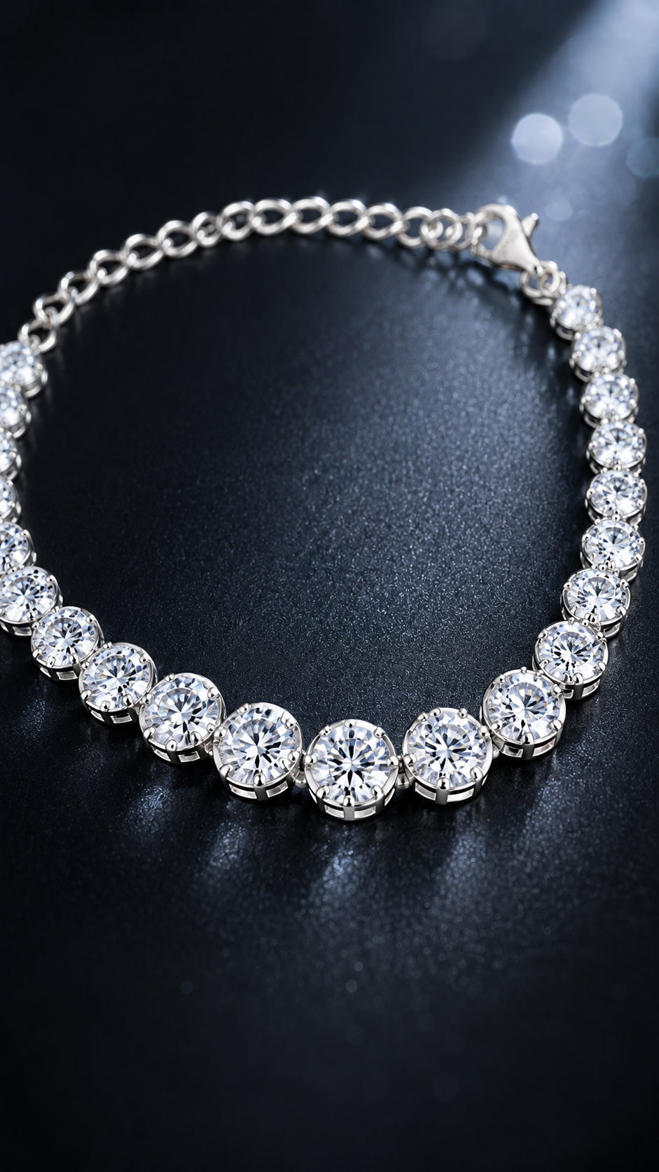 Round Tennis Anklet