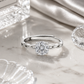 Round Solitaire Infinity Twist Ring