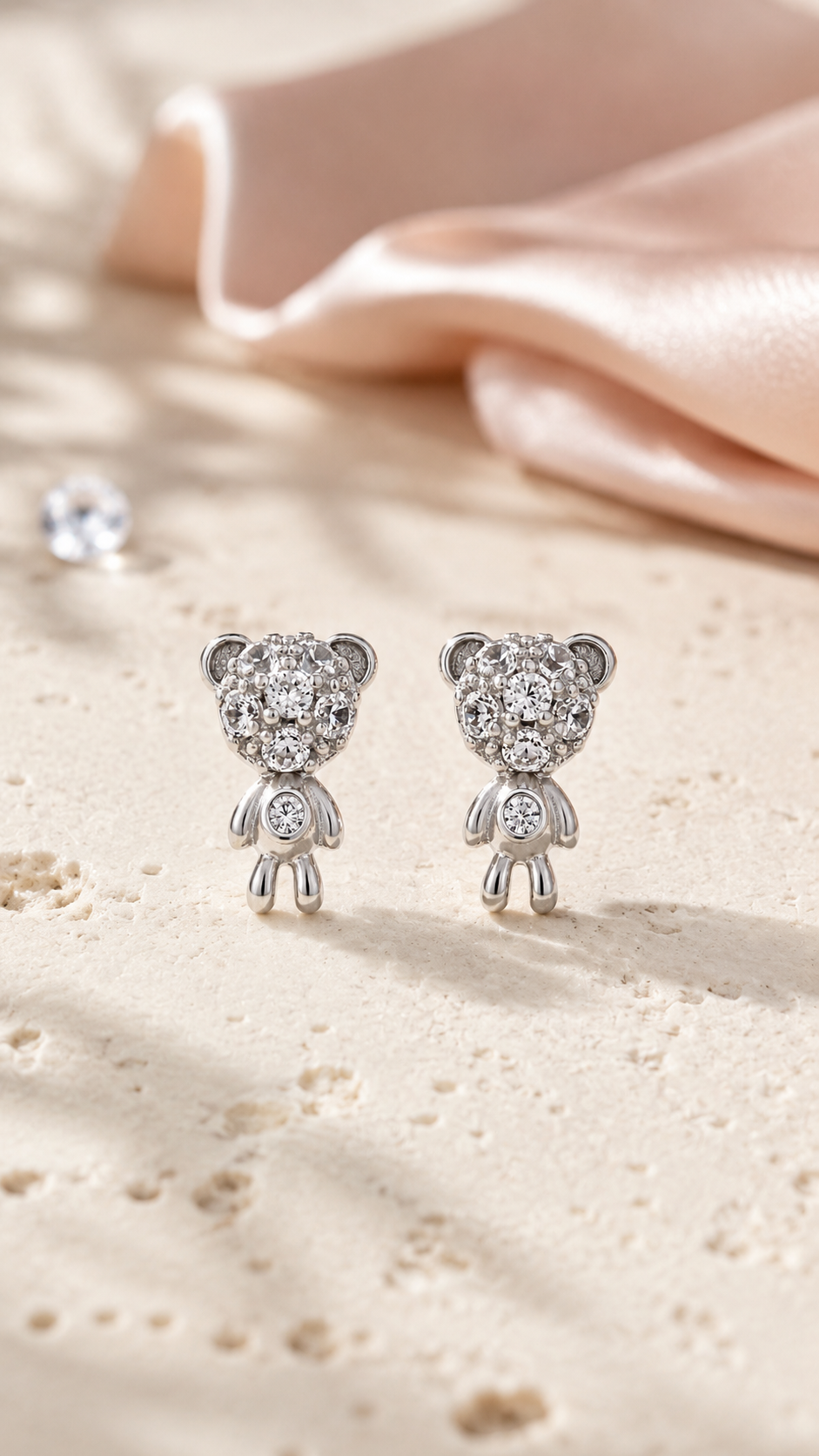 Teddy Bear Earrings