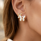 Pearl Butterfly Earrings