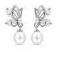 Butterfly Pearl Earrings