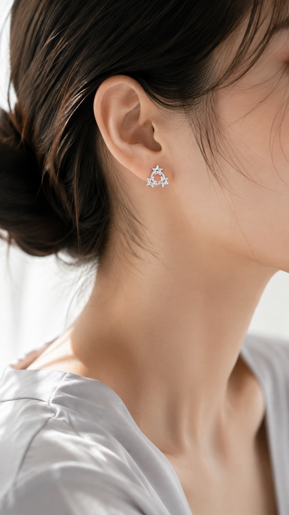 Triple Star Earrings