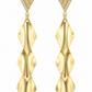 Geometric Triple Drop Earrings