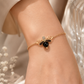 Pearl Bee Charm Bracelet