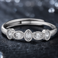 Five Oval-Cut Adjustable Ring