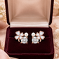 Clover Pearl & Cushion Earrings
