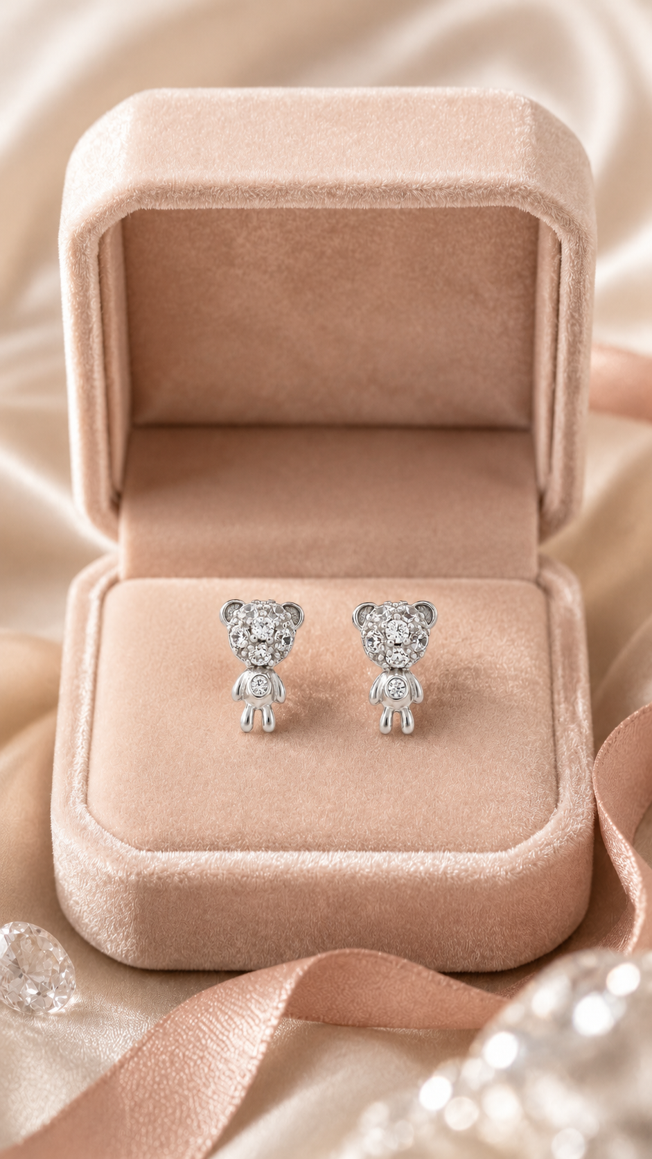 Teddy Bear Earrings