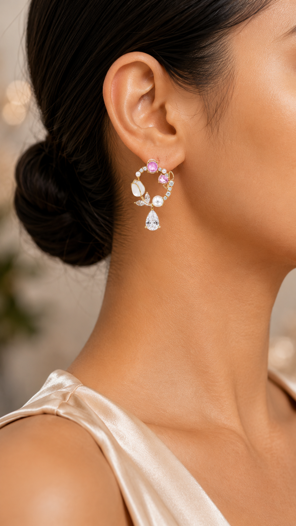 Pearl Wreath Earrings