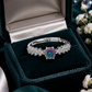 Mystic Blue-Purple Round Adjustable Ring