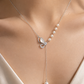 Butterfly Pearl Necklace