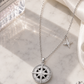 Silver Compass Star Necklace