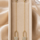 Padlock Chain Earrings