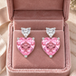 Heart-Cut Yellow Earrings