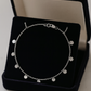 Elegant Silver Coin Charm Anklet for Women & Girls | Minimal Daily Wear Adjustable Chain Anklet