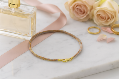 Elegant Tri Color Multi Layer Rope Anklet for Women & Girls | Daily Wear Adjustable Comfort Fit Anklet