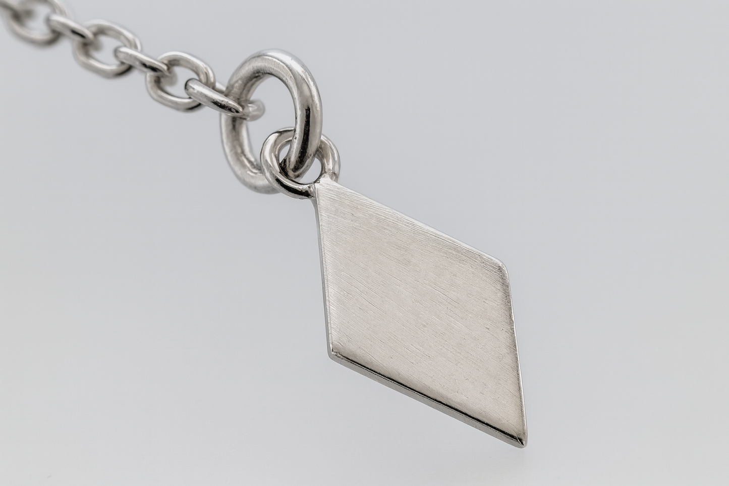 Elegant Silver Diamond Shape Charm Anklet for Women & Girls | Minimal Daily Wear Adjustable Chain Anklet