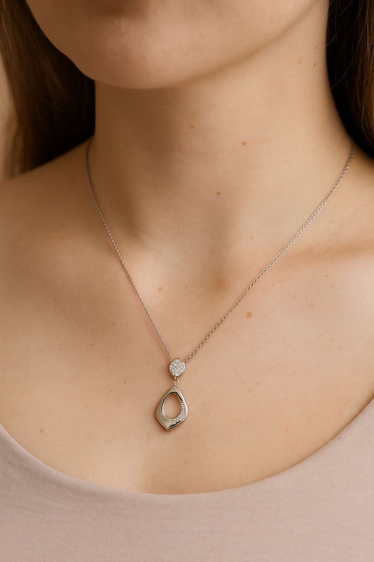 Modern Drop Necklace